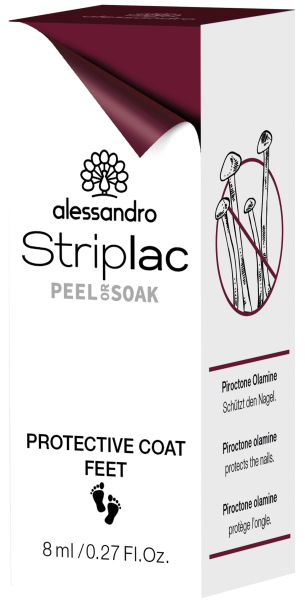 alessandro Striplac Peel or Soak Protective Coat Feet 8 ml